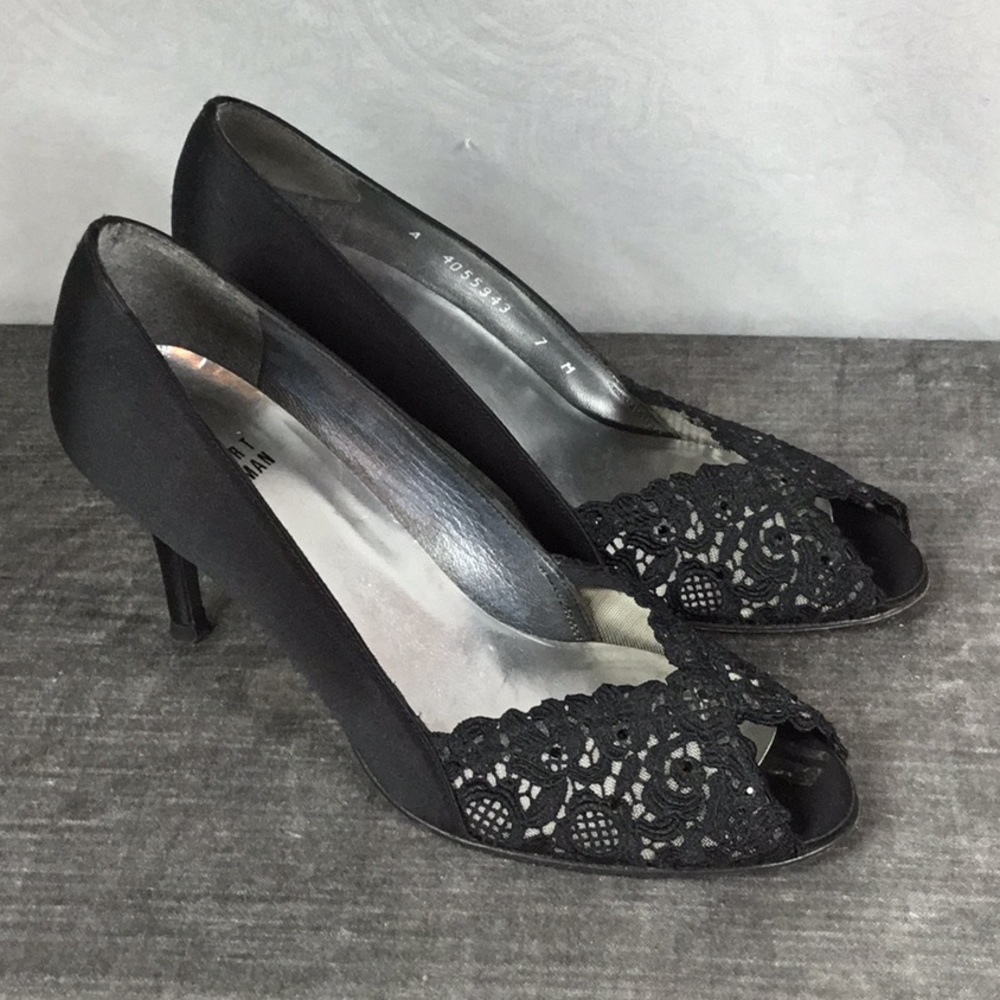 Stuart Weitzman Open Toe Heels
